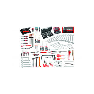CM.140A-F Sélection maintenance industrielle 200 outils - modules mousse 1/3 (x18)