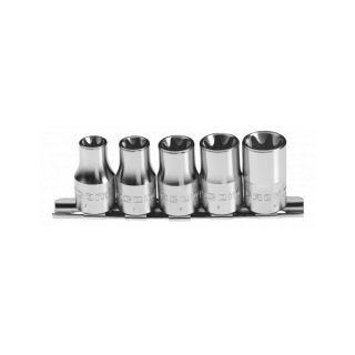 JTX.40 Jeu de douilles 3/8" sur rack métallique