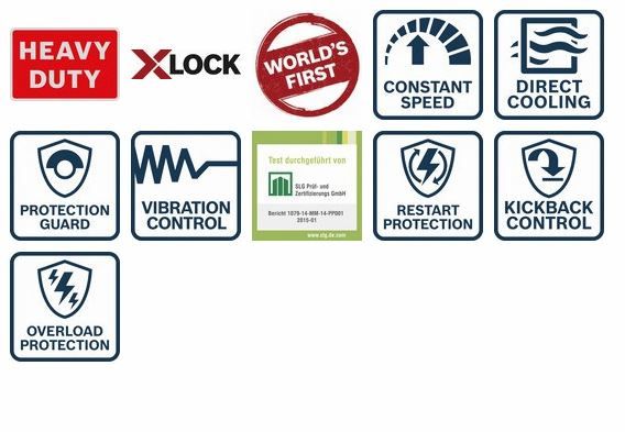 Meuleuse angulaire GWX 17-125 X-LOCK Bosch 06017C3002
