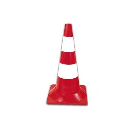 Cône de signalisation 50cm en plastique