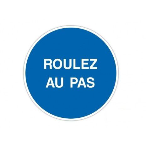 Panneau rigide  Roulez au pas  ø300 mm