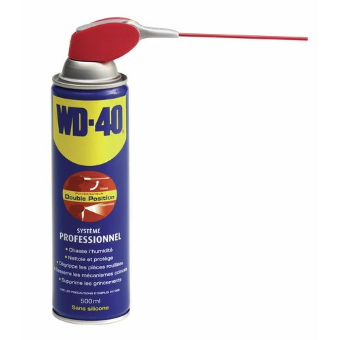 Lubrifiant WD40 Système Professionnel double position 5 en 1