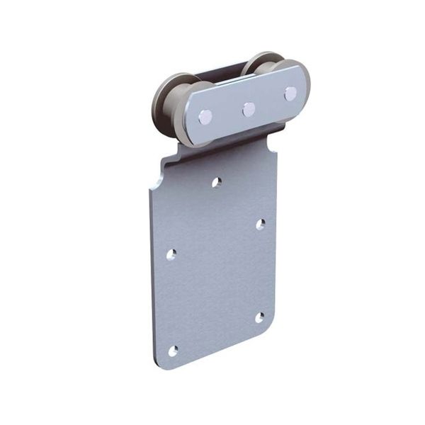 Monture fixation sur plat 2 galets porte 150 kg 0251D - Vendu à l'unité