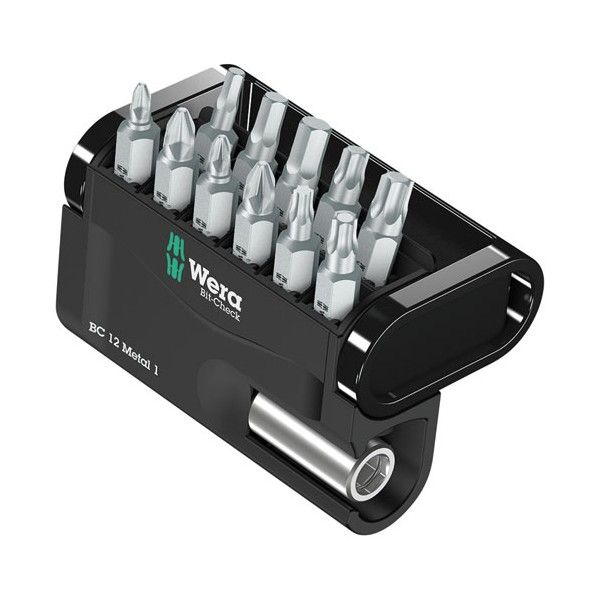 Coffret 11 embouts + porte embouts Bit-Check 12 Metal 1 Wera