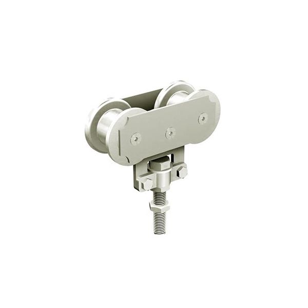 Monture fixation sur chant galets acier longue M14 0265L rail 6255