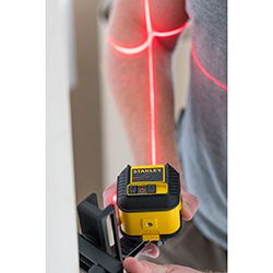 Niveau Laser Croix + Équerrage Cross90 Rouge Stht77502-1 NIVEAU LASER CROIX + EQUERRAGE  CROSS90 - ROUGE Stanley STHT77502-1