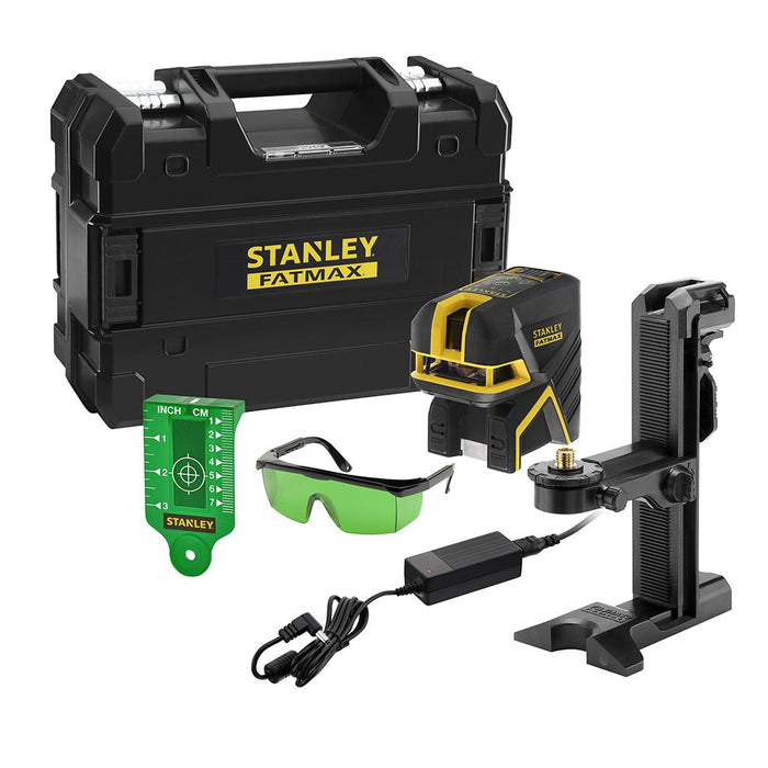 Niveau Laser Croix + 2 Points -SCPG2 Vert - Fatmax (Li-Ion) Stanley FMHT77597-1