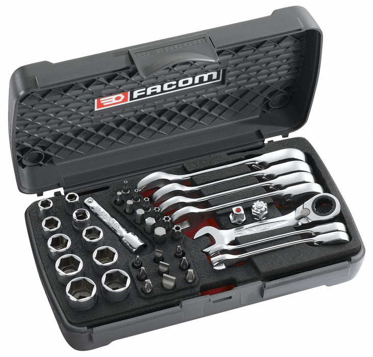 Coffret multi-serrage à  cliquet ultra compact métriques 467BS.BOX Facom