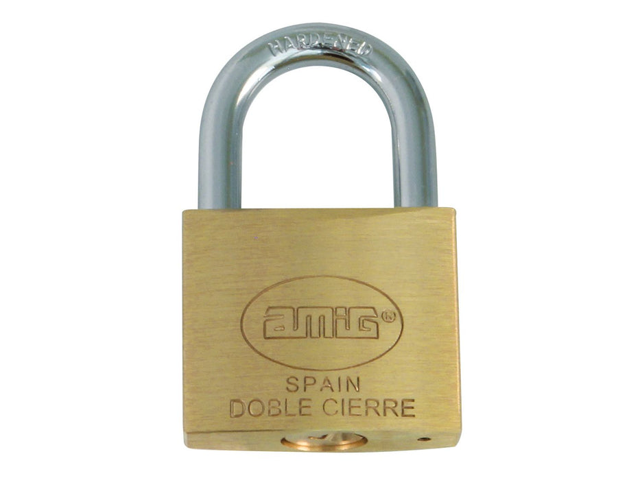 Cadenas en laiton avec anse traité en acier. anse normal. Co AMIG1217