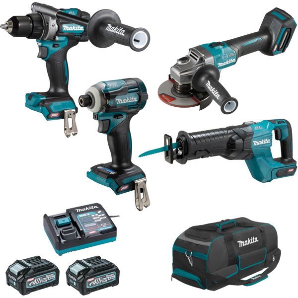 Ensemble de 4 machines 40 V max Li-Ion 4 Ah XGT DK0126G401 Makita