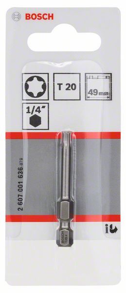 1 Embout T20 49mm Bosch 2607001636